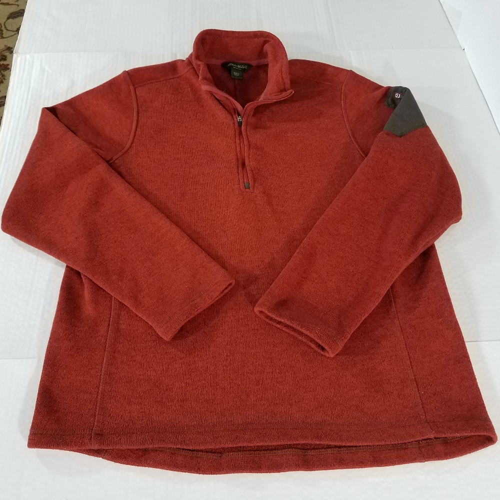 Eddie Bauer Sweater Embroidered Spellout Logo